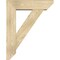 Ekena Millwork Traditional Slat Rough Sawn Bracket w/ Offset Brace, Douglas Fir, 8"W x 30"D x 38"H BKT0806X30X38TRA06RDF - alternate 3